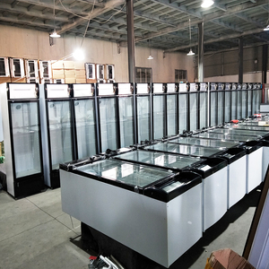 Glass Door Cold Drink Commercial Beverage Cooler Upright <strong>Pepsi</strong> <strong>Fridge</strong> with Light Box - Product Image 2