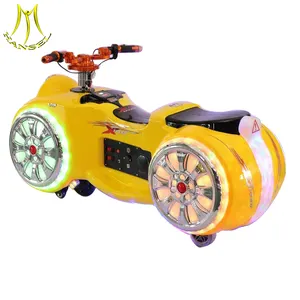 Hansel indoor kids amusement ride on motorcycle light up tron bikes