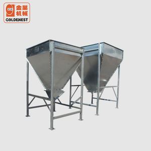 Gouden Nieuwe Heet Gegalvaniseerde Stalen Voederhopper met Schroeftransporteur, 100kg-1,5 Ton Capaciteit, voor Pluimveehouderij en Veehouderij, Eenvoudige Bediening - Product Image 4