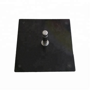 Pied platine pour <span class=keywords><strong>promotion</strong></span> en extérieur et à l'intérieur, noire laque de base de 5kg en forme carrée pour la publicité - Product Image 5
