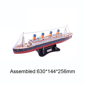 Bateau <span class=keywords><strong>3D</strong></span> <span class=keywords><strong>Puzzle</strong></span>-Kit de construction de modèles de bateaux DIY Ship Model Jigsaw <span class=keywords><strong>Puzzle</strong></span> Educational Toy Paper - Product Image 4