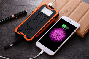Bán Buôn Hot Bán Portable Power Bank 8000MAh Năng Lượng Mặt Trời Charger Ngân Hàng Điện - Product Image 2