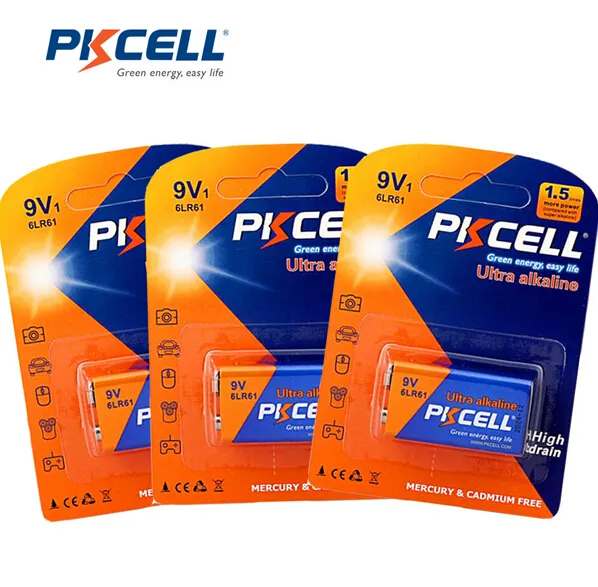 PKCELL AA Baterai Alkaline Ukuran LR6 AA Clam Shell Alkaline Pilas AA 24 Buah Paket 1.5Volt No.5 Baterai Sel Kering