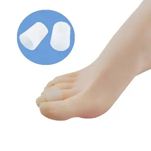 Pinky Toe Sleeves Silicone Corn Đệm Pads Bảo Vệ Ngón Chân Nhỏ Cho Vỉ Ngô Và Bảo Vệ Móng Chân Bị Thương