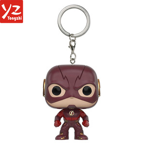 ¡ Nuevo! Venta caliente funko pop el flash <span class=keywords><strong>llaveros</strong></span> héroe PVC <span class=keywords><strong>llaveros</strong></span> fábrica venta directamente - Product Image 2