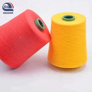 編み物用の染め綿カード糸