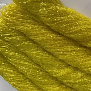 Cuentas Sueltas de Cristal Fantasma Verde Amarillo Claro para Uso Decorativo - Product Image 1