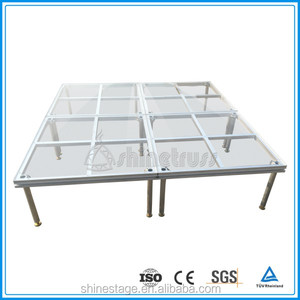 Verre de mariage stade <span class=keywords><strong>pont</strong></span> avec aluminium stand - Product Image 1
