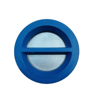 VALVE de contrôle à Double disque pour siège EPDM, corps en fonte, tuyau en fer dint <span class=keywords><strong>100</strong></span>, manuel, OEM, 4 pouces - Product Image 1