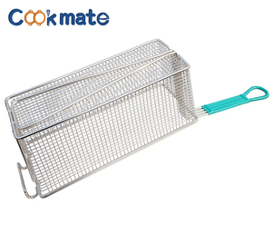 Cestello per friggere da cucina in acciaio inossidabile friggitrice letto di Chesapeake bagno e oltre comoda maniglia di tenuta - Product Image 4