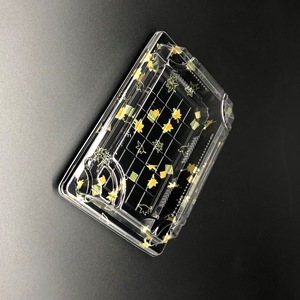 Quality and quantity assured pla tray sushi roll packaging box