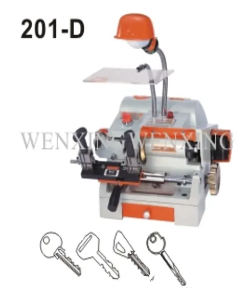 उच्च गुणवत्ता मॉडल 201-D नकल wenxing कुंजी काटने की मशीन के साथ बाहरी कटर