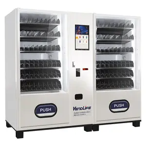 Máquina de venda de refrigerante de bebida fria do lanche do superfício com operação de moedas