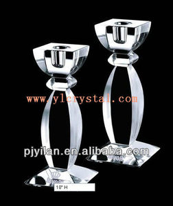 hermosa única central <span class=keywords><strong>de</strong></span> <span class=keywords><strong>la</strong></span> boda <span class=keywords><strong>de</strong></span> cristal <span class=keywords><strong>de</strong></span> vidrio transparente candelabros - Product Image 1