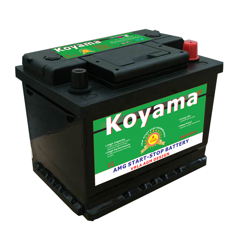 Автомобильные аккумуляторы 12V55Ah agm старт/стоп AGM-SS12 высокое CCA автомобильного аккумулятора