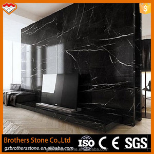 <span class=keywords><strong>China</strong></span> Zwart Marmeren Plaat Tegel Badkamer Wandtegel Nero <span class=keywords><strong>Marquina</strong></span> Marmeren Vloer Tegel - Product Image 3