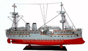 MODELO DE BARCO DE GUERRA THINEN-MODELO DE BARCO DE BATALLA DE MADERA - Product Image 3