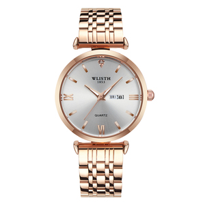 <span class=keywords><strong>Orologio</strong></span> da Donna di Lusso al Quarzo Luminoso Impermeabile con Doppio Calendario <span class=keywords><strong>Oro</strong></span> Rosa <span class=keywords><strong>Automatico</strong></span> Vendita all'Ingrosso Guangzhou - Product Image 2