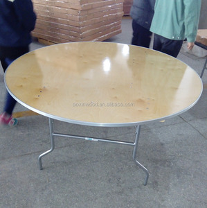 <strong>Round</strong> Plywood Folding Events <strong>Dining</strong> <strong>Table</strong> - Product Image 5