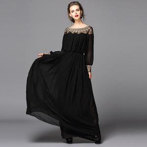 2023 Boutique di alta qualità <span class=keywords><strong>abito</strong></span> da sera donna manica lunga taglie forti musulmano <span class=keywords><strong>abito</strong></span> da festa da donna - Product Image 2