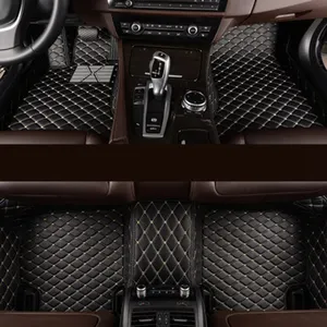高品质的豪华独特的汽车地板垫与各种汽车模型的右手驱动