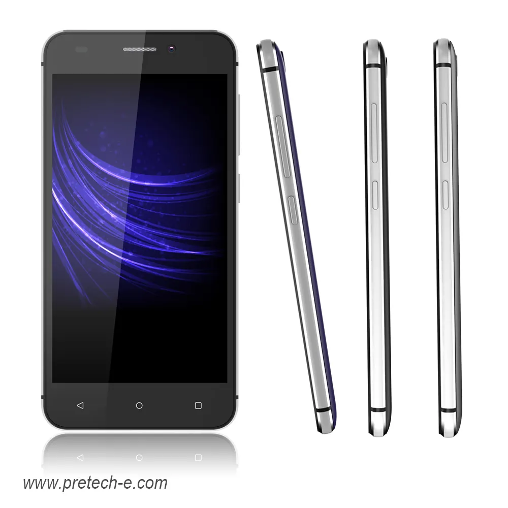Più caldo da 5.5 pollici 4G LTE Smartphone con struttura in metallo di impronte digitali MTK6737 Android del telefono mobile HD IPS Dual Sim Card