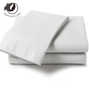 Ropa de cama de algodón egipcio 100%, juego de ropa de cama de Hotel, blanca, barata, 400 hilos - Product Image 6