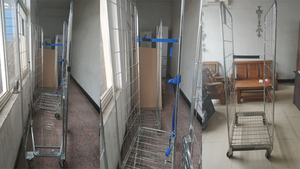 מחסן סיטונאי כלוב טרולי לוגיסטיקה רול מיכל - Product Image 5