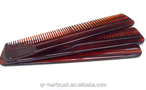 Peine de barba afro con logo personalizado, peines de carbono para cortar cabello de peluquero, de celulosa, fino, de acetato - Product Image 5