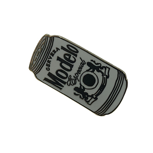 Pop-top puede en forma esmalte duro pin chapado en oro - Product Image 4