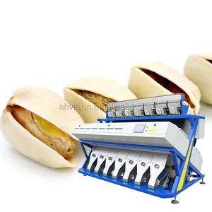 448 Channels Grain Processing Equipment Optical Pistachio Colour Sorting Machine