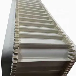 high quality China supplier corrugated sidewall pu/pvc conveyor belt