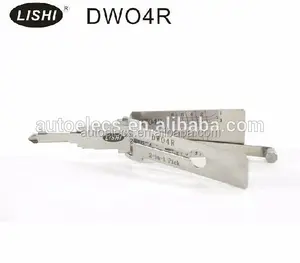 LISHI lock pick and decoder dw4r DW04R适用于别克lock pick tool lishi 2合1自动pick and decoder