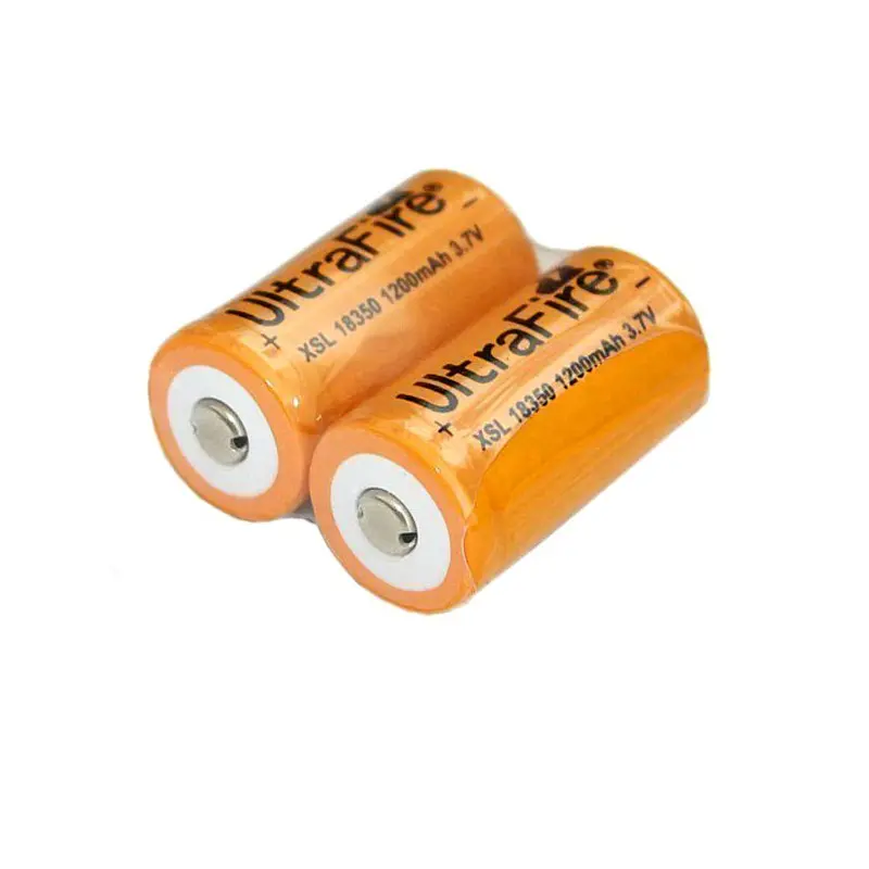UltraFire XSL 18350 1200mAh 3.7V Li-ion Rechargeable Battery