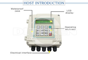 TDS-100F ultrasonik debimetre yeraltı su kaçağı dedektörü ısı ölçer debimetre su - Product Image 2