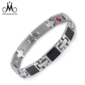 Men Luxury Black Gold <strong>Magnetic</strong> Blood Pressure <strong>Therapy</strong> <strong>Bracelet</strong> - Product Image 6