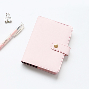 Đầy Màu sắc kikki <span class=keywords><strong>K</strong></span> Phong Cách PU da máy tính xách tay Quà Tặng Chất lượng cao A6 Mini lật Nhẫn cuốn Sách Cá Nhân 3 vòng Mini Chất <span class=keywords><strong>k</strong></span>ết dính 80 tờ - Product Image 1