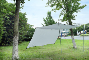 Tente de camping en nylon camouflage légère à une couche pour trois saisons, imperméable, 3*3m, pour l'extérieur, abri solaire de plage - Product Image 4
