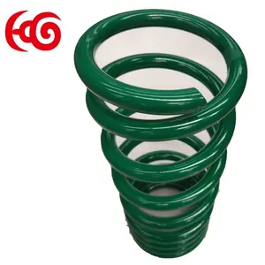 factory price suspension Wear resistant green color 48231-12790 lowering vehicle coil spring