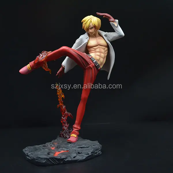 Vendita calda di alta qualità 38cm PVC GK One Piece Sanji Action Figure One Piece Figure Doll per regalo