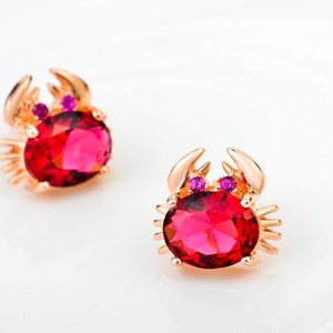 Pendientes <span class=keywords><strong>de</strong></span> tuerca con forma <span class=keywords><strong>de</strong></span> cangrejo <span class=keywords><strong>de</strong></span> cristal chapado en <span class=keywords><strong>oro</strong></span> rosa <span class=keywords><strong>de</strong></span> plata <span class=keywords><strong>de</strong></span> ley S925 <span class=keywords><strong>para</strong></span> <span class=keywords><strong>mujer</strong></span> - Product Image 4