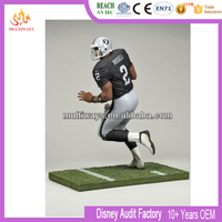 3D kustom plastik PVC pemain sepak bola Amerika Action Figure mainan pemutar sepak bola Set pilihan terbaik untuk hadiah dan koleksi
