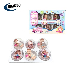 Niños juguete realista vinilo <span class=keywords><strong>Reborn</strong></span> silicona <span class=keywords><strong>pequeño</strong></span> bebé durmiente muñeca con biberón - Product Image 4