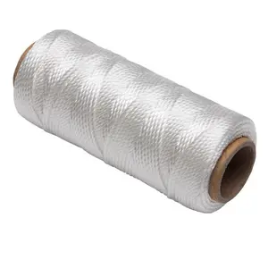 3mm weißes Nylon geflochtenes Seil für Konstruktion schnur