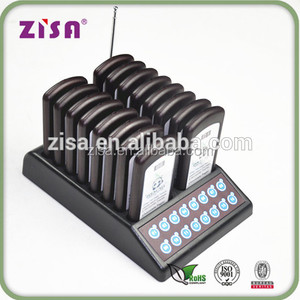 Zisa restaurante wireless sistema de llamada del camarero, delgado localizador de llamadas - Product Image 6