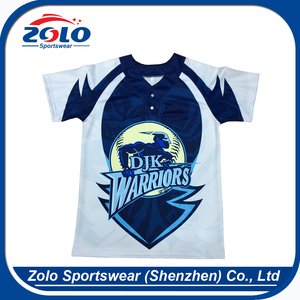 approved manufacturer sublimation new model green custom baseball jersey - Product Image 5