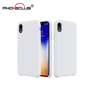 Cubierta original de la caja del teléfono celular del silicio de la fábrica de China para la caja del silicón for iphone XR pers - Product Image 2