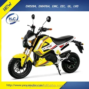 Güçlü 72 V 3000 W motor 60-80 km/saat lityum elektrikli scooter