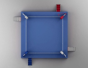 Ring de Boxeo Estándar Internacional Aprobado por la AIBA, con Reglas Olímpicas, Piso para MMA, Ring de Boxeo con Tamaño y Logotipo Personalizados. - Product Image 2