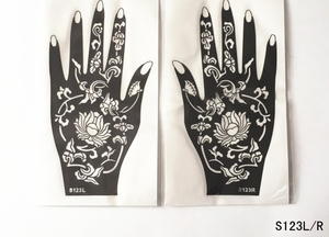 ลายฉลุสักลายสำหรับร่างกาย,ลายฉลุสักลายศิลปะเฮนน่า - Product Image 4